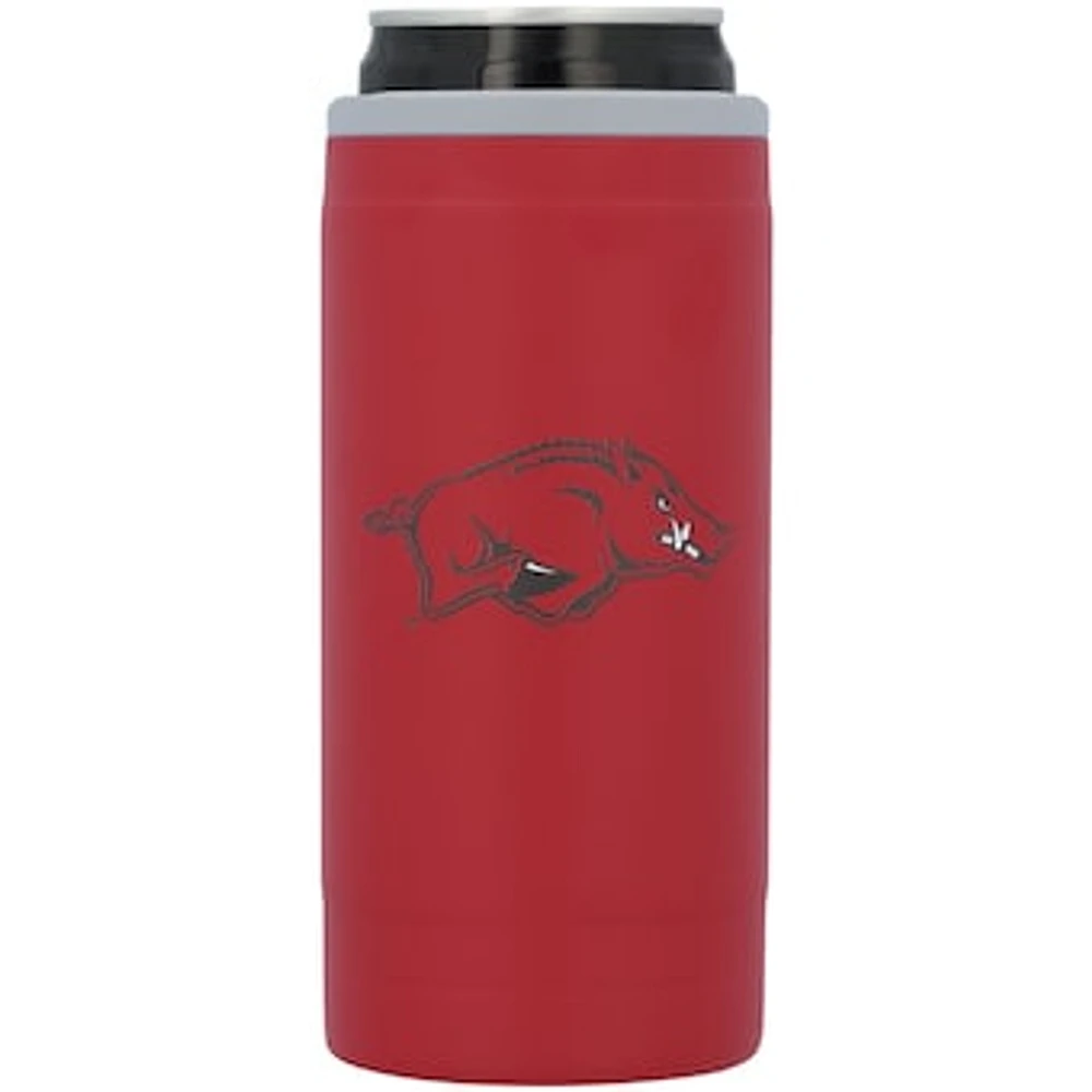 Arkansas Razorbacks 12oz. Flipside Powdercoat Slim Can Cooler