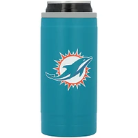 Miami Dolphins 12oz. Flipside Powdercoat Slim Can Cooler