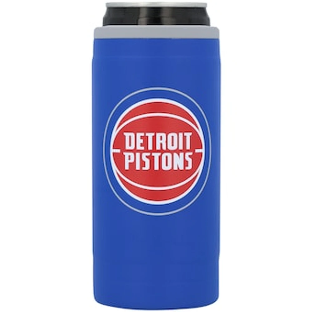 Detroit Pistons 12oz. Flipside Powdercoat Slim Can Cooler