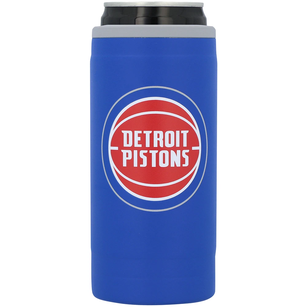 Detroit Pistons 12oz. Flipside Powdercoat Slim Can Cooler