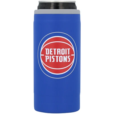 Detroit Pistons 12oz. Flipside Powdercoat Slim Can Cooler