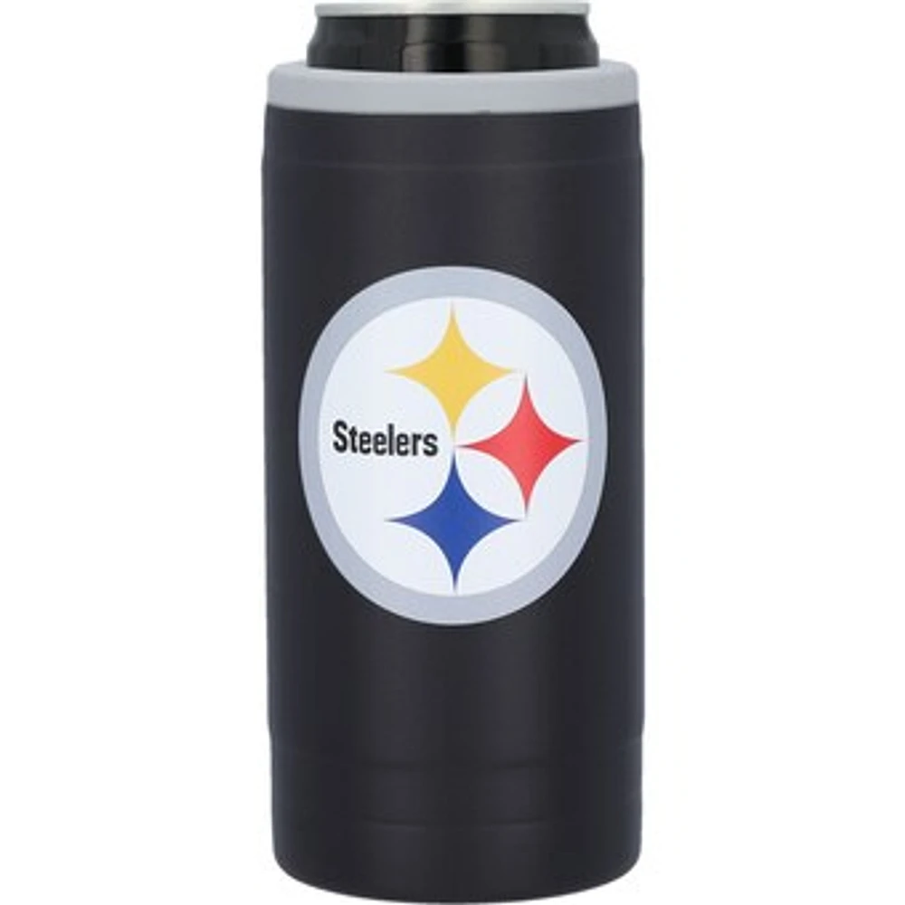 Pittsburgh Steelers 12oz. Flipside Powdercoat Slim Can Cooler