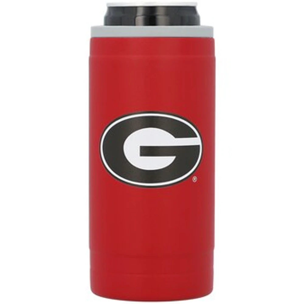 Georgia Bulldogs 12oz. Flipside Powdercoat Slim Can Cooler