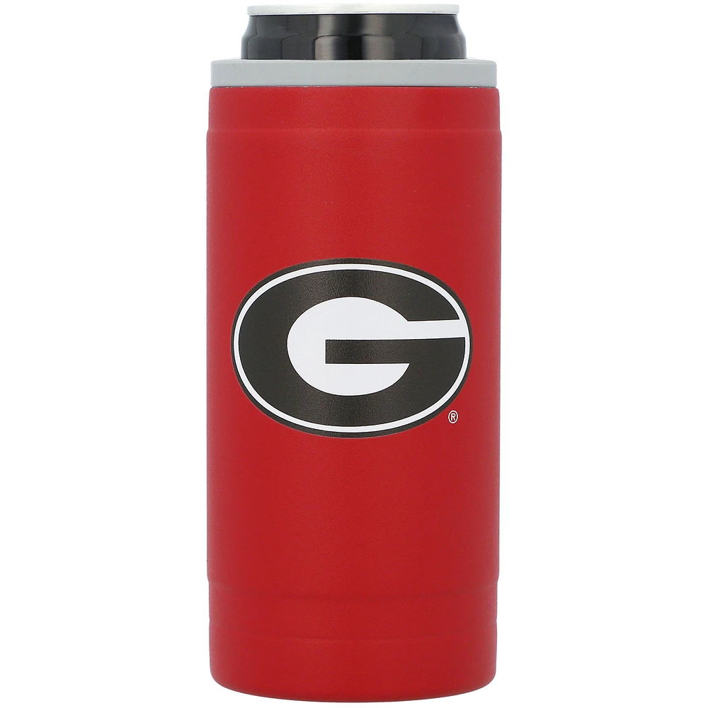 Georgia Bulldogs 12oz. Flipside Powdercoat Slim Can Cooler