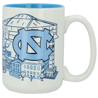 North Carolina Tar Heels 15oz. Campus Line Art Mug