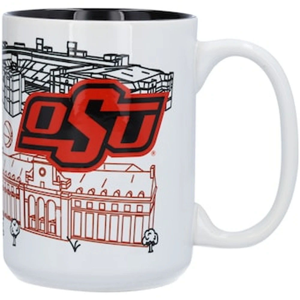 Oklahoma State Cowboys 15oz. Campus Line Art Mug