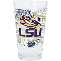 LSU Tigers 16oz. Campus Line Art Pint Glass