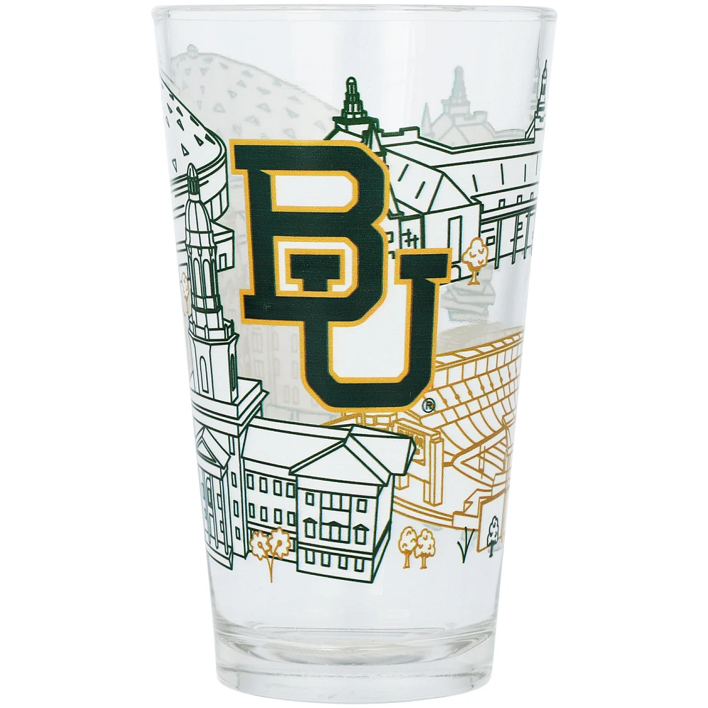 Baylor Bears 16oz. Campus Line Art Pint Glass