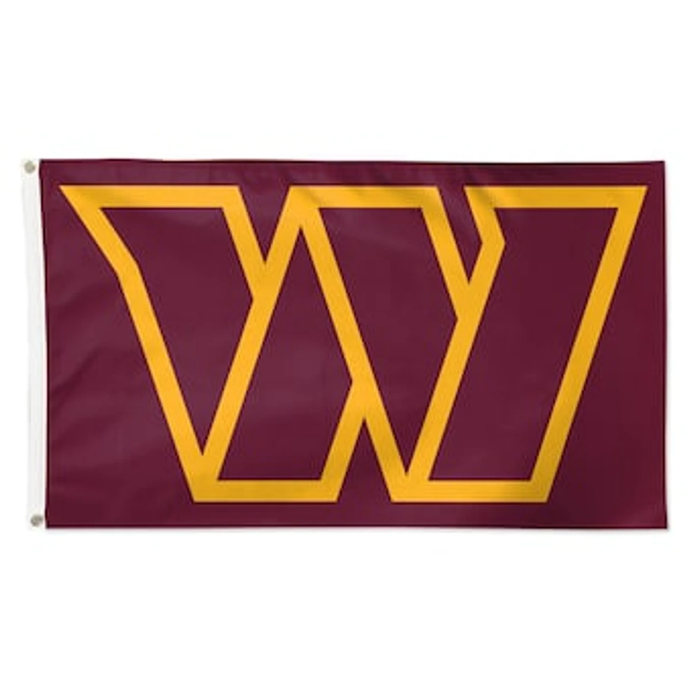 WinCraft Washington Commanders 3' x 5' Deluxe - Single-Sided Flag