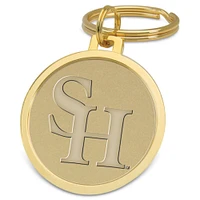 Gold Sam Houston State Bearkats Logo Split-Wire Key Ring