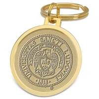 Gold Saint Louis Billikens Logo Split-Wire Key Ring