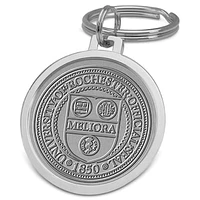Silver Rochester Yellow Jackets Team Logo Split-Wire Key Ring