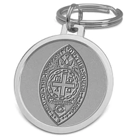 Silver University of the South Tigers Team Logo Split-Wire Key Ring