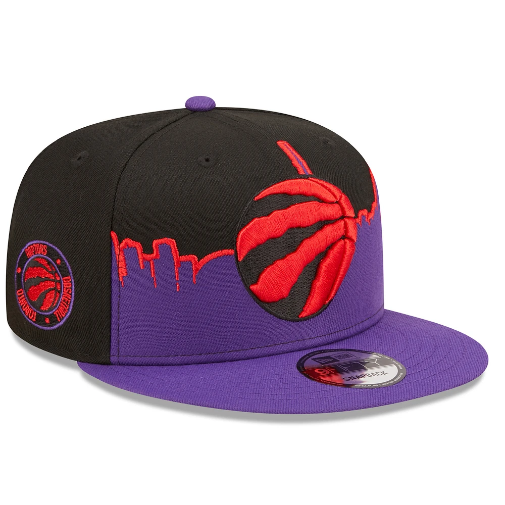 Men's New Era Black/Purple Toronto Raptors 2022 Tip-Off 9FIFTY - Snapback Hat