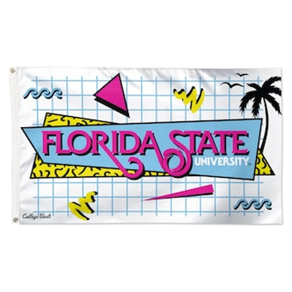 WinCraft Florida State Seminoles Beach Club 3'' x 5'' One-Sided Deluxe Shapes Flag