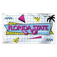 WinCraft Florida State Seminoles Beach Club 3'' x 5'' One-Sided Deluxe Shapes Flag