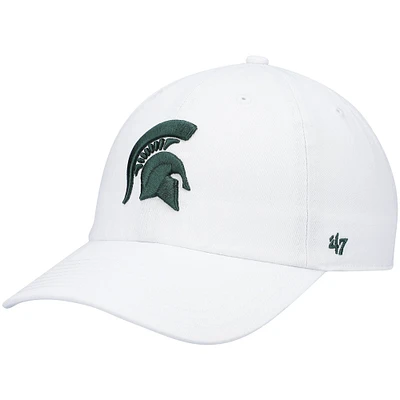 Men's '47 White Michigan State Spartans Vintage Clean Up Adjustable Hat