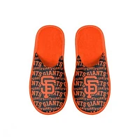 Youth FOCO San Francisco Giants Scuff Wordmark Slide Slippers