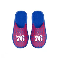 Youth FOCO Philadelphia 76ers Scuff Wordmark Slide Slippers