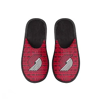 Youth FOCO Portland Trail Blazers Scuff Wordmark Slide Slippers