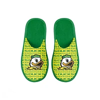 Youth FOCO Oregon Ducks Scuff Wordmark Slide Slippers