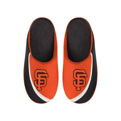 Men's FOCO San Francisco Giants Big Logo Color Edge Slippers