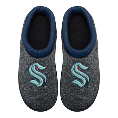 Men's FOCO Seattle Kraken Team Cup Sole Slippers