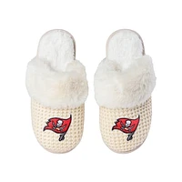 Women's FOCO Tampa Bay Buccaneers Open Back Slippers