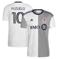 Men's adidas Alejandro Pozuelo White Toronto FC - 2022 Community Kit Replica Player Jersey