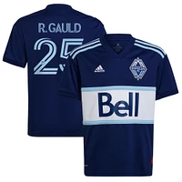 Youth adidas Ryan Gauld Navy Vancouver Whitecaps FC - 2022 The Hoop x This City Replica Player Jersey