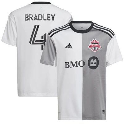 Youth adidas Michael Bradley White Toronto FC - 2022 Community Kit Replica Player Jersey