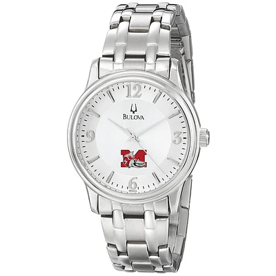 Men's Bulova  Silver Muskingum Muskies