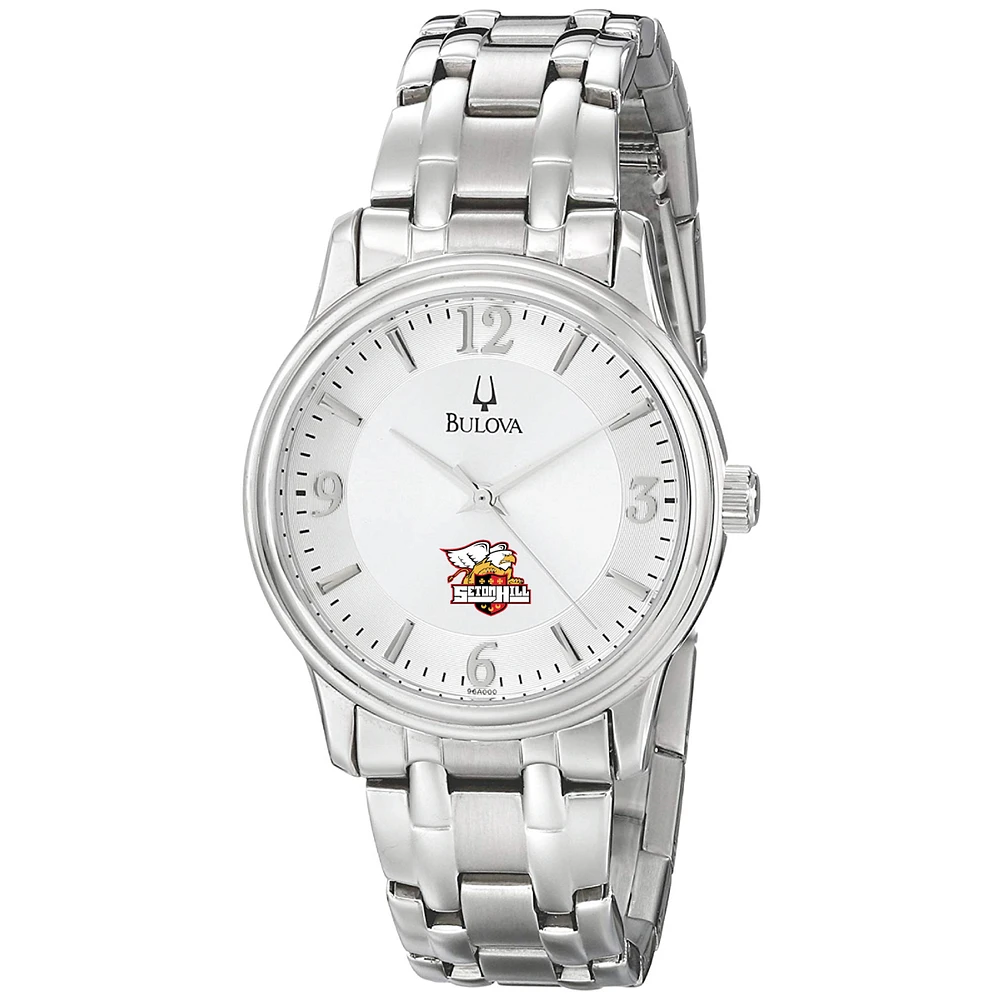 Men's Bulova Silver Seton Hill Griffins