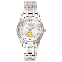 Women's Bulova Silver Rochester Yellow Jackets Stainless Steel Quartz Watch