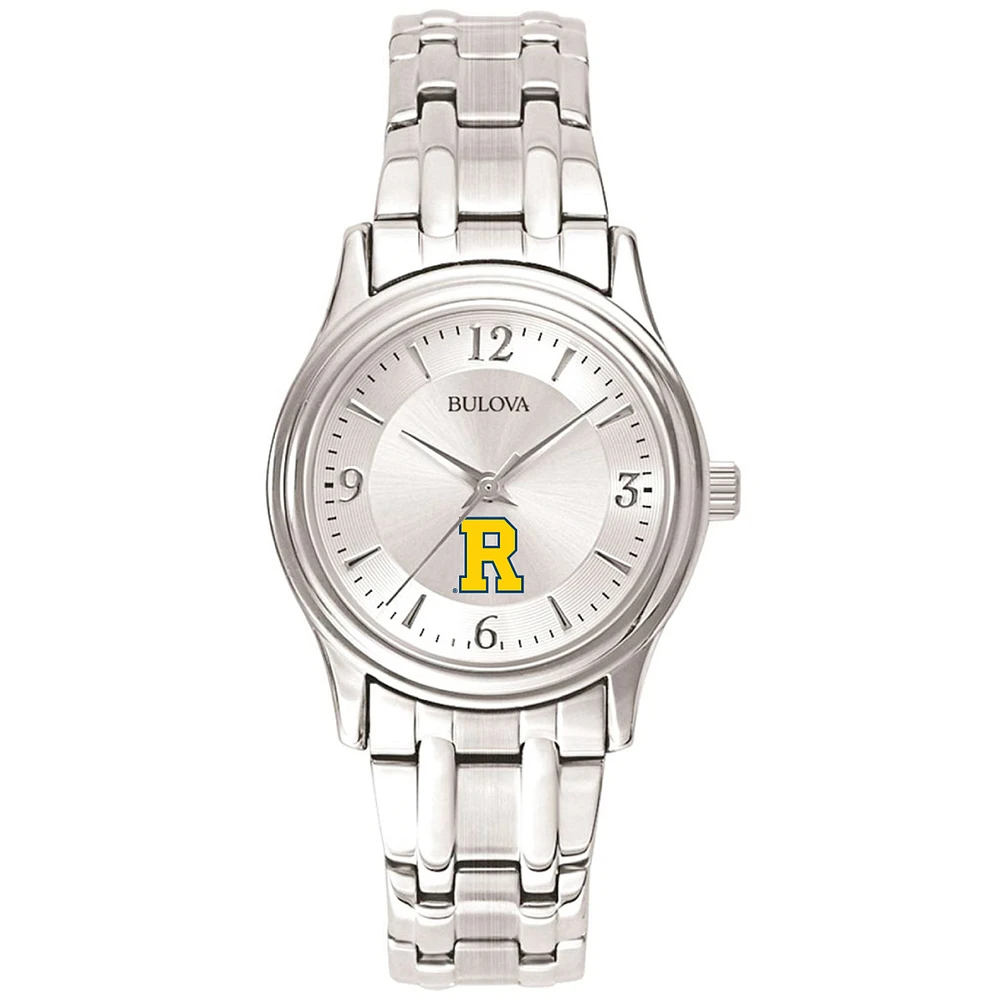 Women's Bulova Silver Rochester Yellow Jackets Stainless Steel Quartz Watch