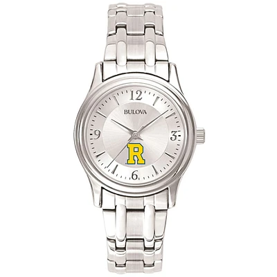 Women's Bulova Silver Rochester Yellow Jackets Stainless Steel Quartz Watch