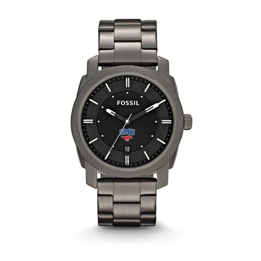 Fossil SMU Mustangs Machine Smoke Stainless Steel Watch