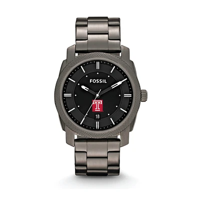 Fossil Temple Owls Machine Smoke Stainless Steel Watch