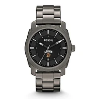 Fossil Lehigh Mountain Hawks Machine Smoke Stainless Steel Watch