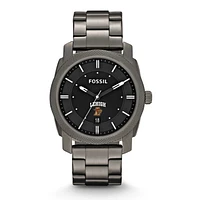 Fossil Lehigh Mountain Hawks Machine Smoke Stainless Steel Watch