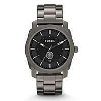 Fossil Robert Morris Colonials Machine Smoke Stainless Steel Watch