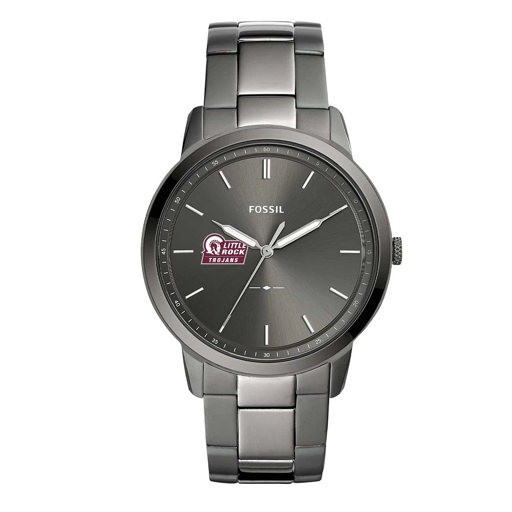 Fossil Arkansas Little Rock Trojans The Minimalist Three-Hand Smoke Watch