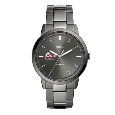 Fossil Arkansas Little Rock Trojans The Minimalist Three-Hand Smoke Watch
