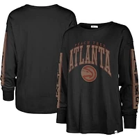 Women's '47 Black Atlanta Hawks City Edition SOA Long Sleeve T-Shirt