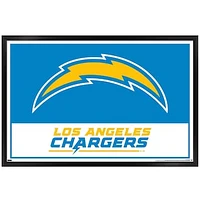 Los Angeles Chargers 35.75'' x 24.25'' Framed Leagues Logo Poster