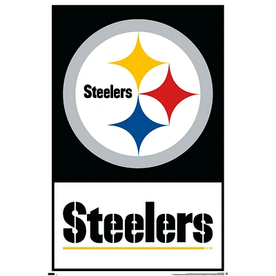 Pittsburgh Steelers 22.4'' x 34'' Leagues Logo Poster