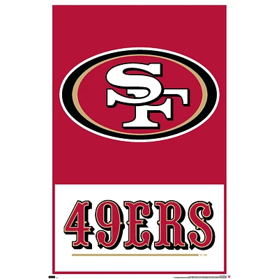 San Francisco 49ers 22.4'' x 34'' Leagues Logo Poster