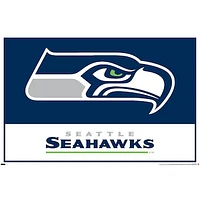 Seattle Seahawks 34'' x 22.4'' Leagues Logo Poster