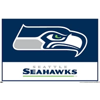 Seattle Seahawks 34'' x 22.4'' Leagues Logo Poster