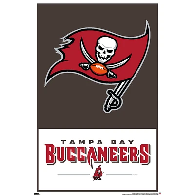 Tampa Bay Buccaneers 22.4'' x 34'' Leagues Logo Poster